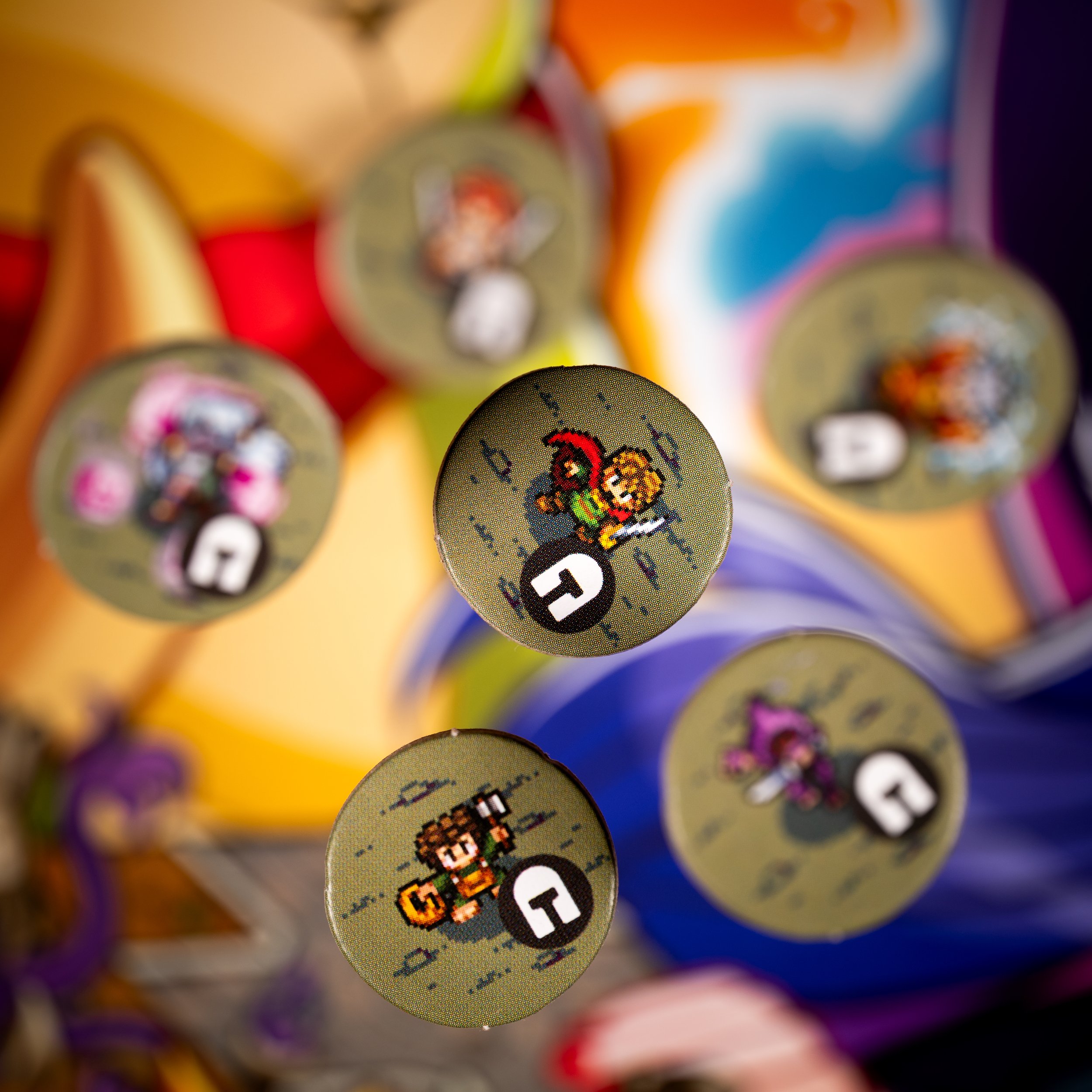 Hero tokens from Overboss Duel