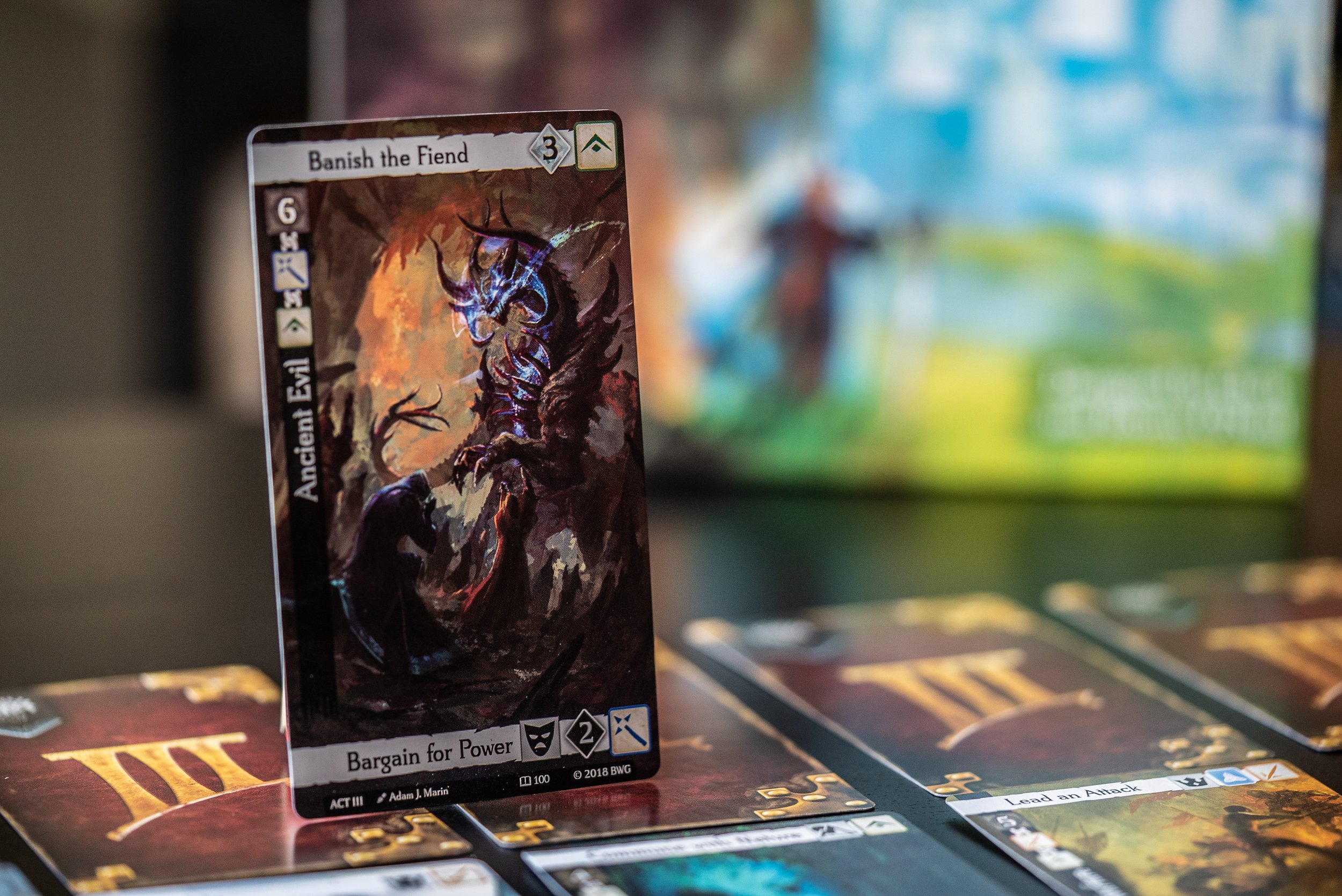 Banish the Fiend card from Call to Adventure